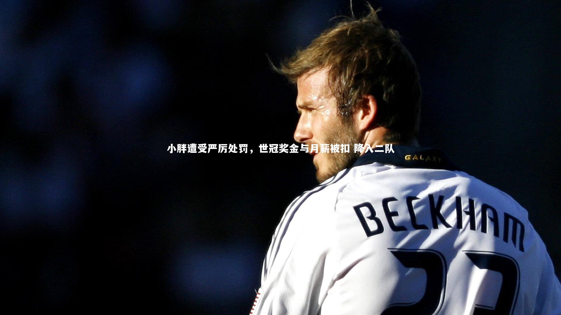 小胖遭受严厉处罚，世冠奖金与月薪被扣 降入二队